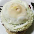 チョコ♪ミント's cooksnap of when they made レンジで目玉焼き。.