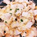 なーなちゃん's cooksnap of when they made 鶏胸肉とはんぺんの醤油チーズ焼き.