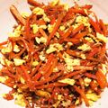 木漏れ日の台所's cooksnap of when they made 皮ごと一本●にんじんしりしりポロポロ玉子.
