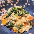 クックLAQWJC☆'s cooksnap of when they made ほんのり甘い♪柿とほうれん草の白和え.