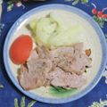 mmameco's cooksnap of when they made 簡単おつまみ かつお塩豚 ポークソテー　.