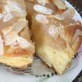 癒しの花's cooksnap of when they made スライスアーモンドと洋梨のケーキ.
