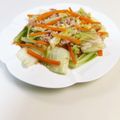 yukakobi☆'s cooksnap of when they made 材料４つ白菜と人参とツナ缶のレンジ煮浸し.