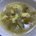 お塩と砂糖's cooksnap of when they made キャベツとザーサイのベトナム風スープ.