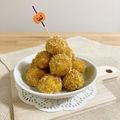 ぉりつ's cooksnap of when they made 手づかみ離乳食＊揚げないかぼちゃコロッケ.