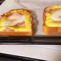 クック1K2O57☆'s cooksnap of when they made 朝食に♪目玉焼きトースト.