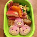 Magpie's cooksnap of when they made 遠足☆どうぶつえん弁当.