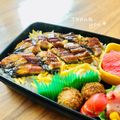 ねっちゃんっ's cooksnap of when they made わっぱ弁当＊うなぎ丼とちくわの梅和え.
