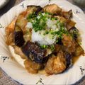 らこぴょん's cooksnap of when they made 揚げない！とろ〜りなすと鶏肉のみぞれ煮.