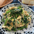 リラシャン's cooksnap of when they made ほうれん草えのき卵の炒め物★.