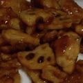 ヨシヨッシー's cooksnap of when they made れんこんと鶏肉の甘酢炒め.
