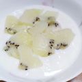 えりこ82☆'s cooksnap of when they made ひんやり♥冷凍キウイヨーグルト.