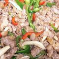 satoyuharu's cooksnap of when they made 豚肉とパプリカでみそ風味の青椒肉絲.