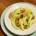 マルんちの丸顔's cooksnap of when they made セロリのザーサイ炒め.