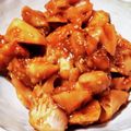 クックJKBLUB☆'s cooksnap of when they made 鶏モモとレンコンの甘酢炒め.