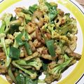 mummypig's cooksnap of when they made レンコンとカリフラワーのカレー炒め.