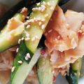 こみく's cooksnap of when they made ♡時短&簡単！ピリ辛ささみきゅうり♡.