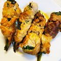 雄太にぃ's cooksnap of when they made 兄貴の春菊の肉巻き.