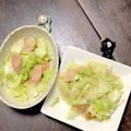 s06007's cooksnap of when they made コリアンダー香る☆魚ニソとキャベツ炒め.