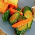 kitchenYUU's cooksnap of when they made きゅうりの即席キムチ（오이김치）。.