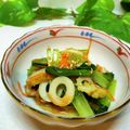 mielle's cooksnap of when they made 小松菜と人参と竹輪のナムル.