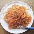 」りふ's cooksnap of when they made フライパンひとつ！ナポリタン風パスタ.