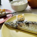 ＊mintmint＊'s cooksnap of when they made にゃいこんおろし☆大根おろしアート猫.