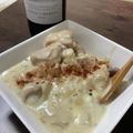 Amerixx's cooksnap of when they made 鶏肉ときのこのブルーチーズ・フリカッセ.