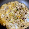 クックANJGU2☆'s cooksnap of when they made 超簡単！豚バラとキャベツの卵とじ.