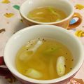 赤い電話's cooksnap of when they made 体ぽかぽか♡超簡単！長ねぎスープ.