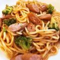 ちょこ＊＊'s cooksnap of when they made ランチ◎子供に◎ナポリタン風☆焼きうどん.