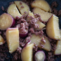 たぬきちまる☆彡's cooksnap of when they made 簡単！晩ご飯に♪さつまいものそぼろ煮.