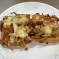 ミアンミアン's cooksnap of when they made 厚揚げのみそチーズ焼き⭐︎給食メニュー.