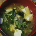 三兄弟の肝っ玉母さん's cooksnap of when they made わかめのみそ汁＠倉敷市学校給食.