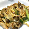 半熟王子's cooksnap of when they made 胡瓜と豚こまの中華炒め.