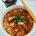 在宅勤務のおじさん's cooksnap of when they made リメイク）麻婆豆腐⇒麻婆ラーメン(^^♪.