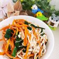 ゆるмαмα's cooksnap of when they made えのきと人参とねぎの柚子胡椒あえ.
