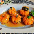 Newチヨコっと♪'s cooksnap of when they made ☆カボチャの茶巾煮☆.