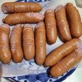 こきなりチャンネル父's cooksnap of when they made 指ウインナー、ハロウィン.