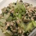 料理ニガテ系女子☆'s cooksnap of when they made セロリとひき肉炒め.