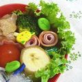 あーじん's cooksnap of when they made 簡単お弁当♡ハムでクルクルローズ(薔薇).