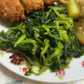 クック49L4Ho☆'s cooksnap of when they made ◆ほうれん草のにんにくバター炒め◆.