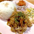YUH♡ママ's cooksnap of when they made ヘルシー！糸こんにゃくでソース焼きそば？.