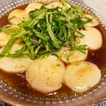 ＊実友＊'s cooksnap of when they made 簡単☆ホタテと大葉のワサビカルパッチョ.