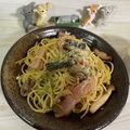 ポラリス管理栄養士's cooksnap of when they made フライパン一つで和風きのこパスタ　2人前.