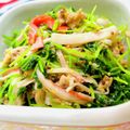 U☆kaoru's cooksnap of when they made 豆苗＊カニカマ＊ツナのWマスタード和え.