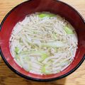 ボブナナ's cooksnap of when they made エノキと豆腐のお吸い物.