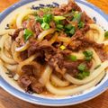クック0ES6IL☆'s cooksnap of when they made 焼きたて肉うどん.