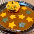あい♪らんど's cooksnap of when they made デコカレー＊ハロウィンパンプキン.