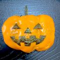あい♪らんど's cooksnap of when they made ハロウィン・キャラ弁　ジャックオランタン.